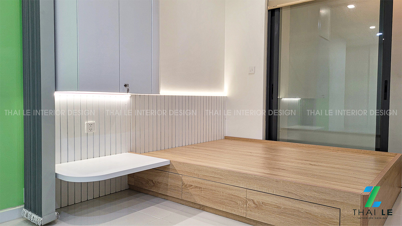 Thi công nội thất căn hộ Central Premium Q8 - B0820 - 49m2